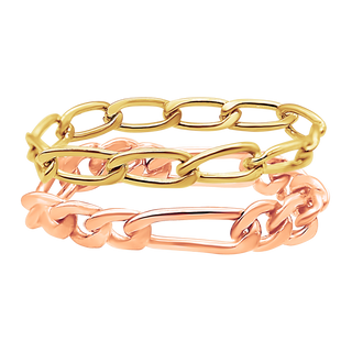 Gold-Filled Chain Rings