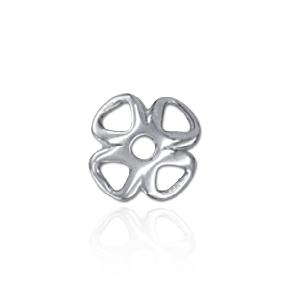 Fancy Cap Ends in Sterling Silver