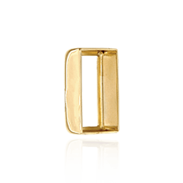 Emerald Shape Cushion Low Bezels in 14K Gold (8.00 x 6.00 mm - 20.00 x 15.00 mm)