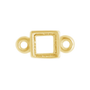 Square Bezel Pendant in 14K Gold (2.50 mm - 3.00 mm)