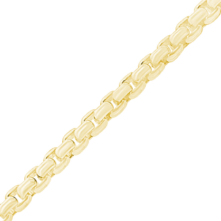 Bulk / Spooled Round Box Chain in 14K Yellow Gold (1.20 mm - 2.70 mm)