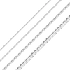 Bulk / Spooled Venetian Box Chain in 14K White Gold (0.80 mm - 2.50 mm)