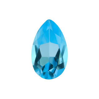 Pear Shape Blue Topaz - December Birthstones