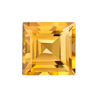Square Citrine - November Birthstones