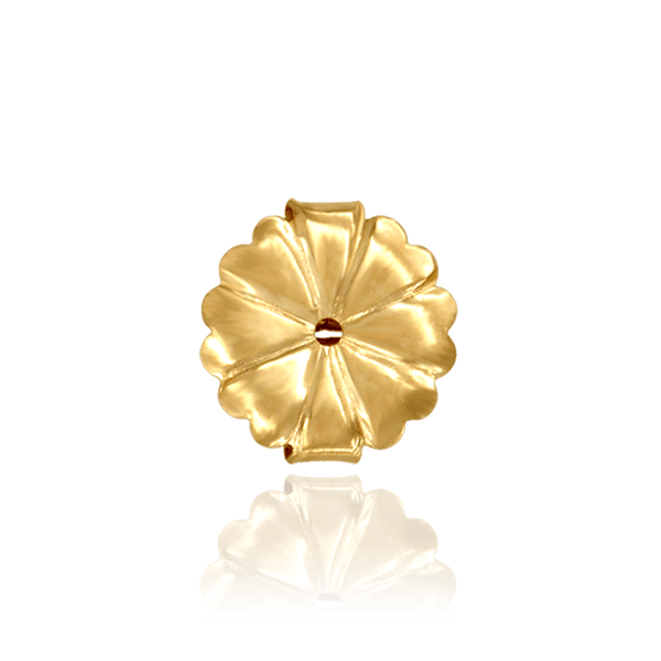 Jumbo Friction (Push) Ear Back (10 x 10 mm) (Fits Post Size .030" - .036")