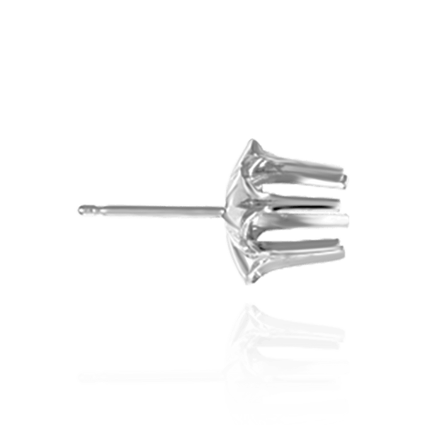 Round Buttercup Earrings with Push Post