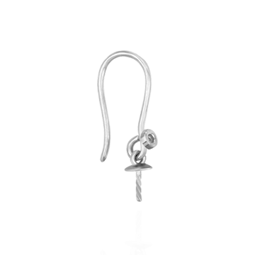 Accented Shepherd Hook with 4 mm Cup (23 x 9 mm)