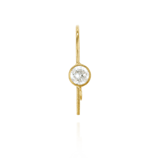 Shepherd Hook with CZ Included (19 x 10 mm)