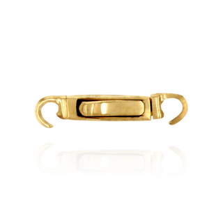 Clasps with End Caps (with Open Rings) (3 x 17.2 mm)