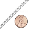 Bulk / Spooled Garibaldi Chain in Sterling Silver (4.40 mm - 7.90 mm)