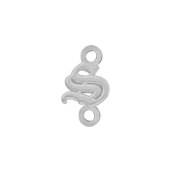 Old English Initials with 2 Jump Rings (4.25 mm)