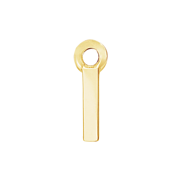 Block Initials with 1 Jump Ring (11 mm)