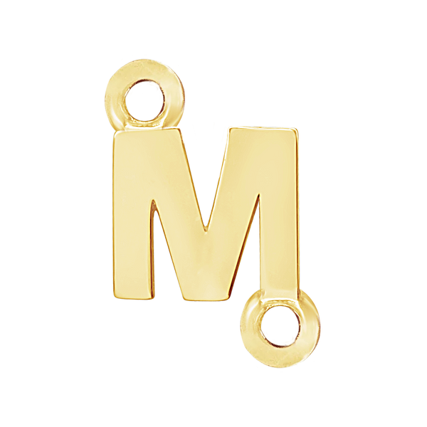 Block Initials with 2 Jump Rings (11 mm)