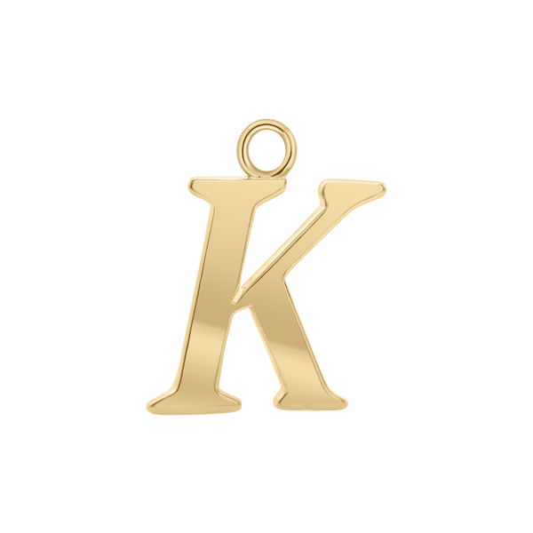 Capitolina Extra Bold Italic Initials with 1 Jump Ring (13 mm)