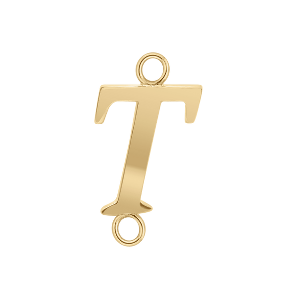 Capitolina Extra Bold Italic Initials with 2 Jump Rings (13 mm)