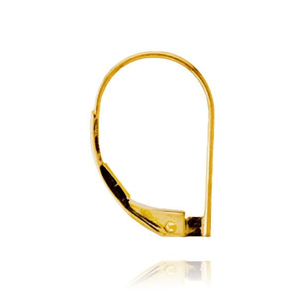 Leverback with Plain Straight Wire and No Ring (17 x 11 mm)