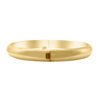 Bangle Bracelet with Smooth Round Design in Gold Filled