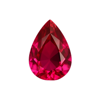 Pear Shape Ruby - July Birthstones
