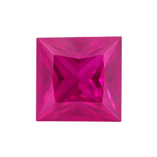 Square Ruby - July Birthstones