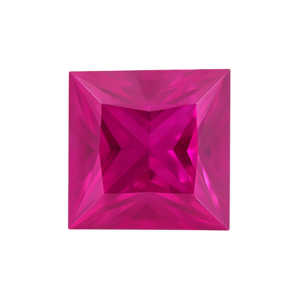 Square Ruby - July Birthstones