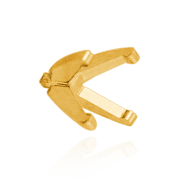 Four Prong Round Light and Low Tiffany Settings With Peg in 14K Gold (1.30 mm - 11.00 mm)