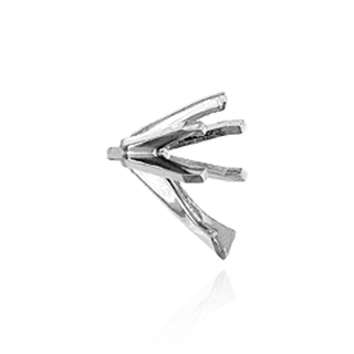 V-End Pear Shape Tiffany Settings With Peg in 14K Gold (4.50 x 2.75 mm - 9.75 x 6.50 mm)