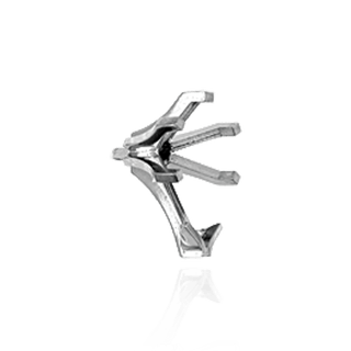 V-End Pear Shape Tiffany Settings With Peg in 14K Gold (4.50 x 2.75 mm - 11.75 x 7.75 mm)