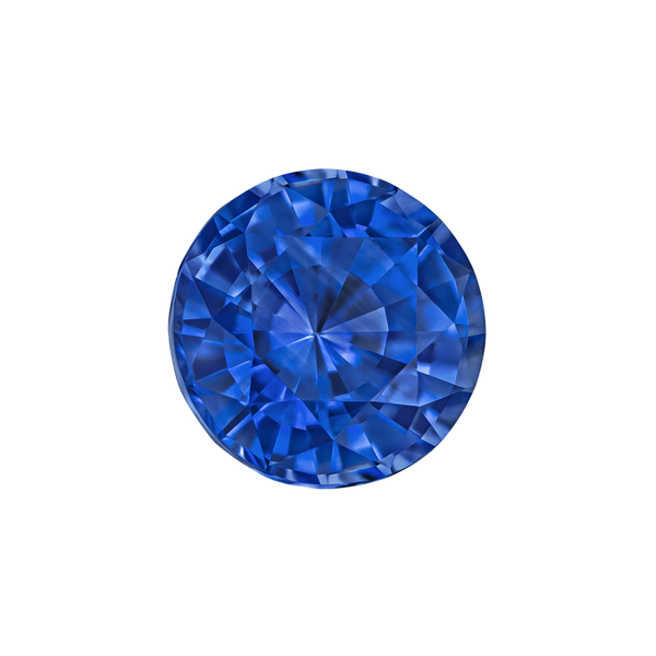 Round Sapphire - September Birthstones