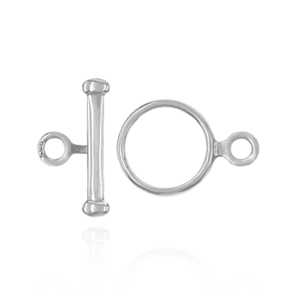 Toggle Pearl Clasps with Ball Ends in 14K Gold