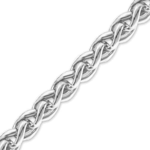 Bulk / Spooled Classic Wheat Chain in Sterling Silver (2.40 mm - 4.00 mm)