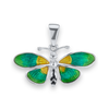 Fancy Butterfly Charm in Sterling Silver (20 x 24mm)