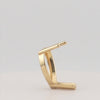 Video image preview for V-End Pear Shape Single Base Settings in 14K Gold (5.00 x 3.00 mm - 24.00 x 16.00 mm)