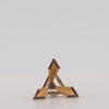 Video image preview for V-End Triangle Shape Tapered Solitaire Settings With Peg in 18K Gold (3.00 mm - 12.00 mm)