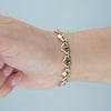 Video image preview for Bulk / Spooled Puffed Heart Chain in 14K Yellow Gold (4.30 mm - 8.00 mm)