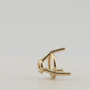 Video image preview for Three Prong Round Tapered Base Wire Basket Settings in 14K Gold (4.00 mm - 9.25 mm)