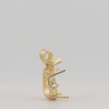 Video image preview for Pear Shape V-end Filigree Pendants in 14K Gold (5.00 x 3.00 mm - 20.00 x 12.00 mm)