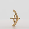 Video image preview for V-End Marquise Shape Solitaire Settings With Peg in 14K Gold (5.50 x 2.75 mm - 15.00 x 7.00 mm)