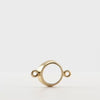 Video image preview for Round Tapered Bezel with Rings in 14K Gold (2.50 mm - 6.50 mm)