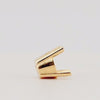 Video image preview for Four Prong Round Solid Base Settings in 14K Gold (4.00 mm - 8.00 mm)