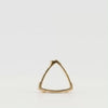 Video image preview for V-End Trillion Shape Single Wire Settings in 14K Gold (3.00 mm - 10.00 mm)