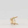 Video image preview for Four Prong Oval Wire Basket Settings With Pads in 14K Gold (5.00 x 3.00 mm - 12.00 x 10.00 mm)