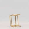 Video image preview for Four Prong Emerald Shape Wire Basket Settings in 18K Gold (3.00 x 2.25 mm - 8.00 x 6.00 mm)