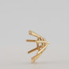 Video image preview for V-End Marquise Shape Solitaire Settings With Peg in 14K Gold (6.00 x 3.00 mm - 17.00 x 8.50 mm)