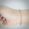 Video image preview for Bulk / Spooled Paperclip Cable Chain in 14K White Gold (2.50 mm - 3.50 mm)