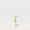 Video image preview for Four Prong Oval Single Base Settings in 14K Gold (5.00 x 3.00 mm - 28.00 x 21.00 mm)