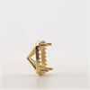 Video image preview for Emerald Cluster Setting in 14K Gold (5.00 x 3.00 mm - 7.00 x 5.00 mm)
