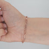 Video image preview for Bulk / Spooled Paperclip Cable Chain in 14K Pink Gold-Filled (4.00 mm)