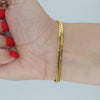Video image preview for Finished Herringbone Necklace in 14K Gold-Filled (3.00 mm - 5.80 mm)