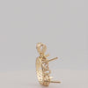 Video image preview for Oval Four Prong Double Wire Pendants in 14K Gold (5.00 x 3.00 mm - 22.00 x 16.00 mm)