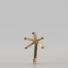 Video image preview for Six Prong Pear Shape Tiffany Settings With Peg in 14K Gold (3.00 x 1.75 mm - 15.00 x 9.00 mm)